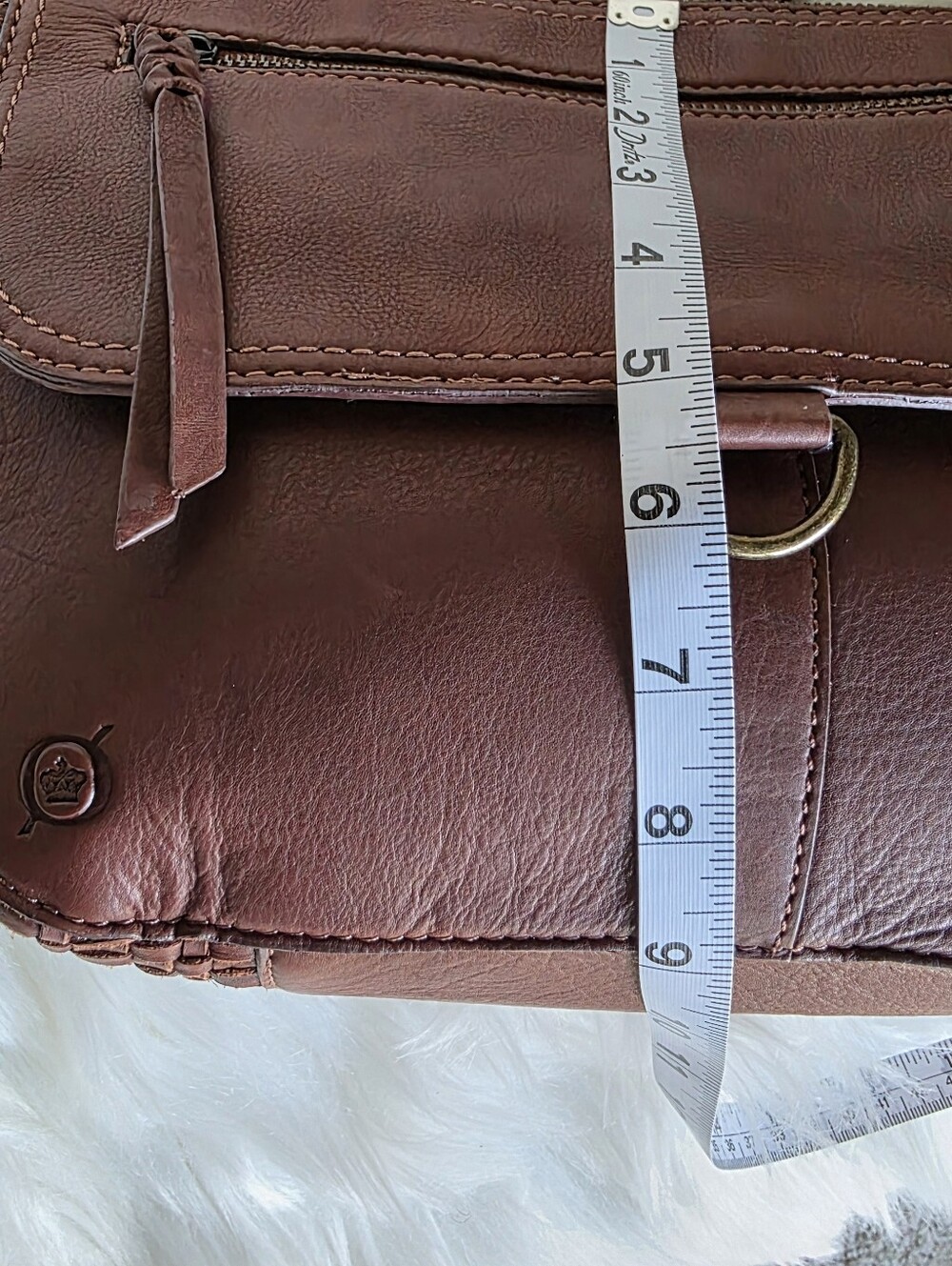 Born Penny Brown Leather Crossbody Bag - Picture 9 of 14